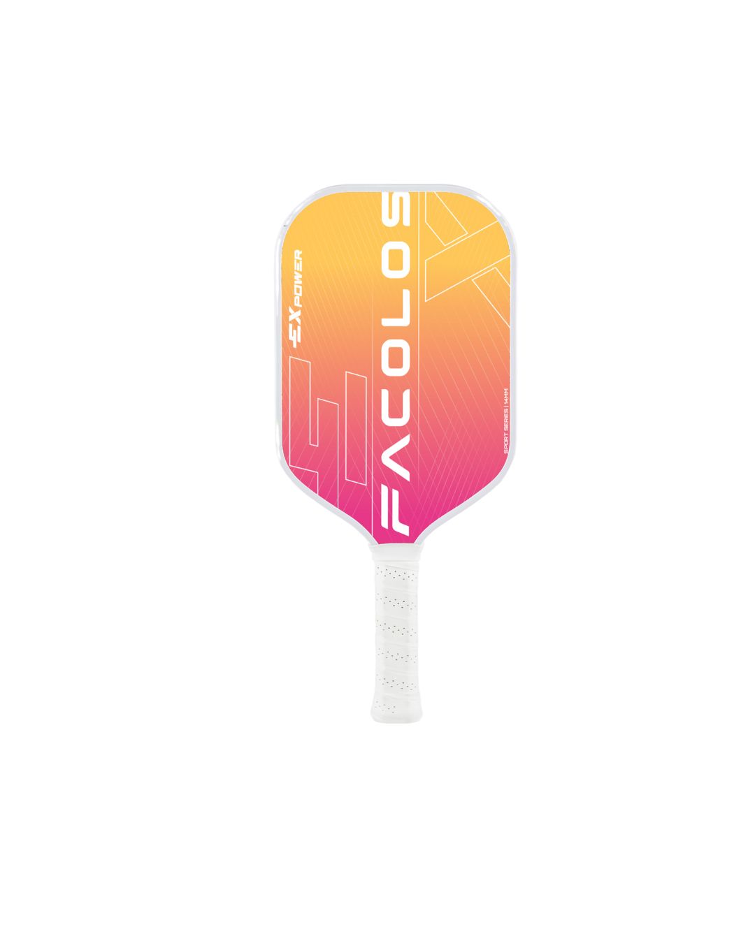 Bộ 2 vợt Pickleball Facolos Sport Series – ExPower White 14mm