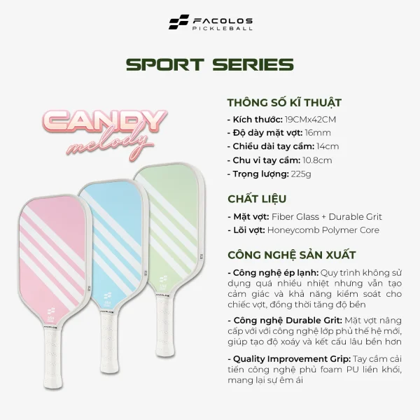 Vợt Pickleball Pro Series – Elite X Elongated Edition (14 & 16mm)