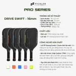 Vợt Pickleball Pro Series – Elite X Elongated Edition (14 & 16mm)