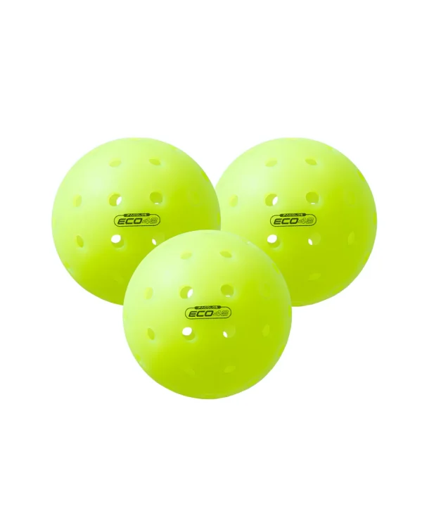 Bộ 3 Bóng Pickleball 48 lỗ – Facolos F-Eco 48 Bền Bỉ