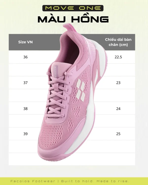 Giày Pickleball Facolos Move One
