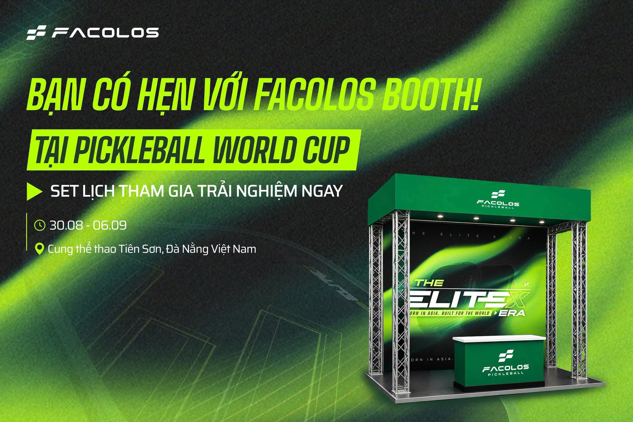 Pickleball World Cup 2026 tại Đà Nẵng: Lịch thi đấu, địa điểm và gian hàng Facolos